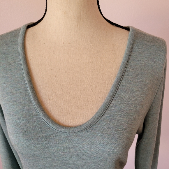 Lou & Grey Blue SignatureSoft Cozy Warm Fleece Lined Sweater Women's Size XS - Picture 2 of 7
